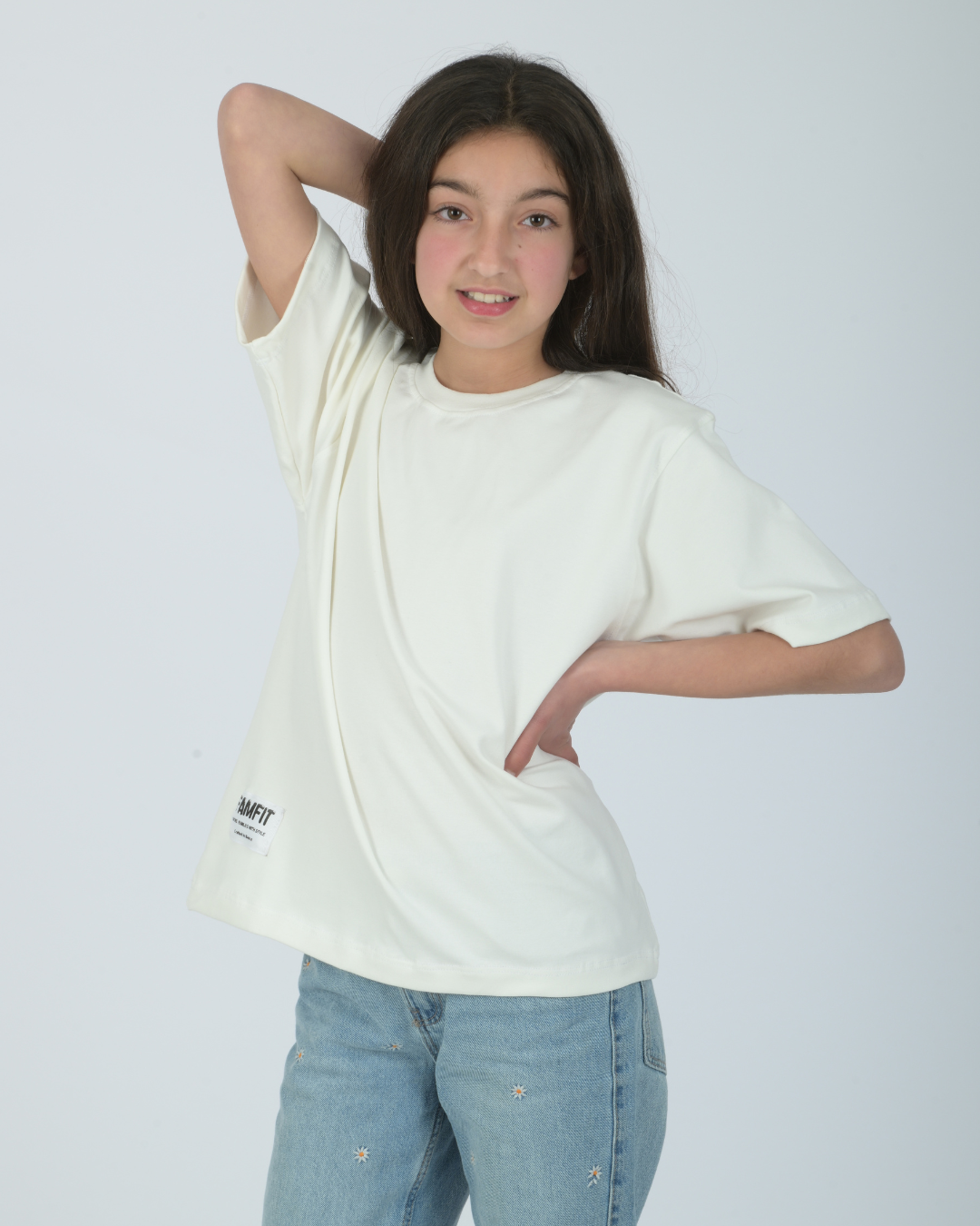 Off-White Crew Tee - Kids Unisex