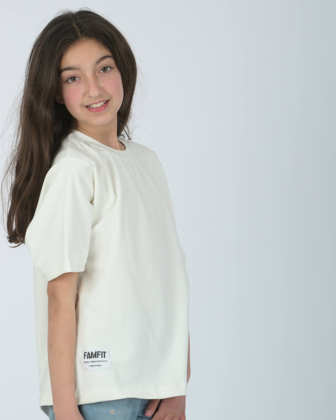 Off-White Crew Tee - Kids Unisex