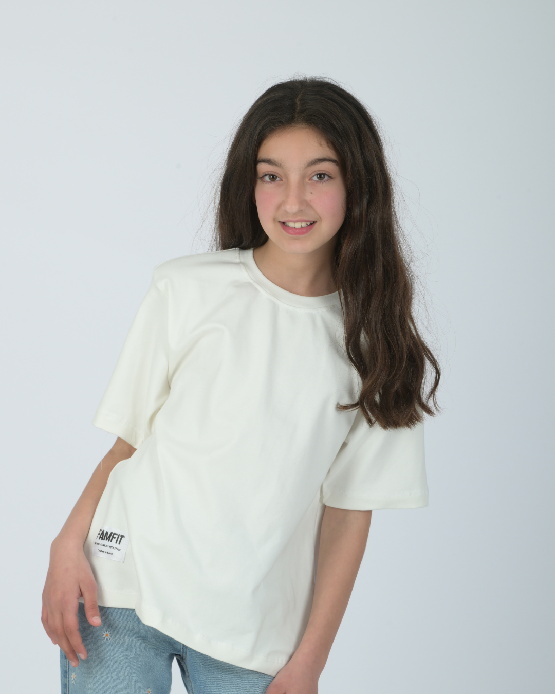 Off-White Crew Tee - Kids Unisex