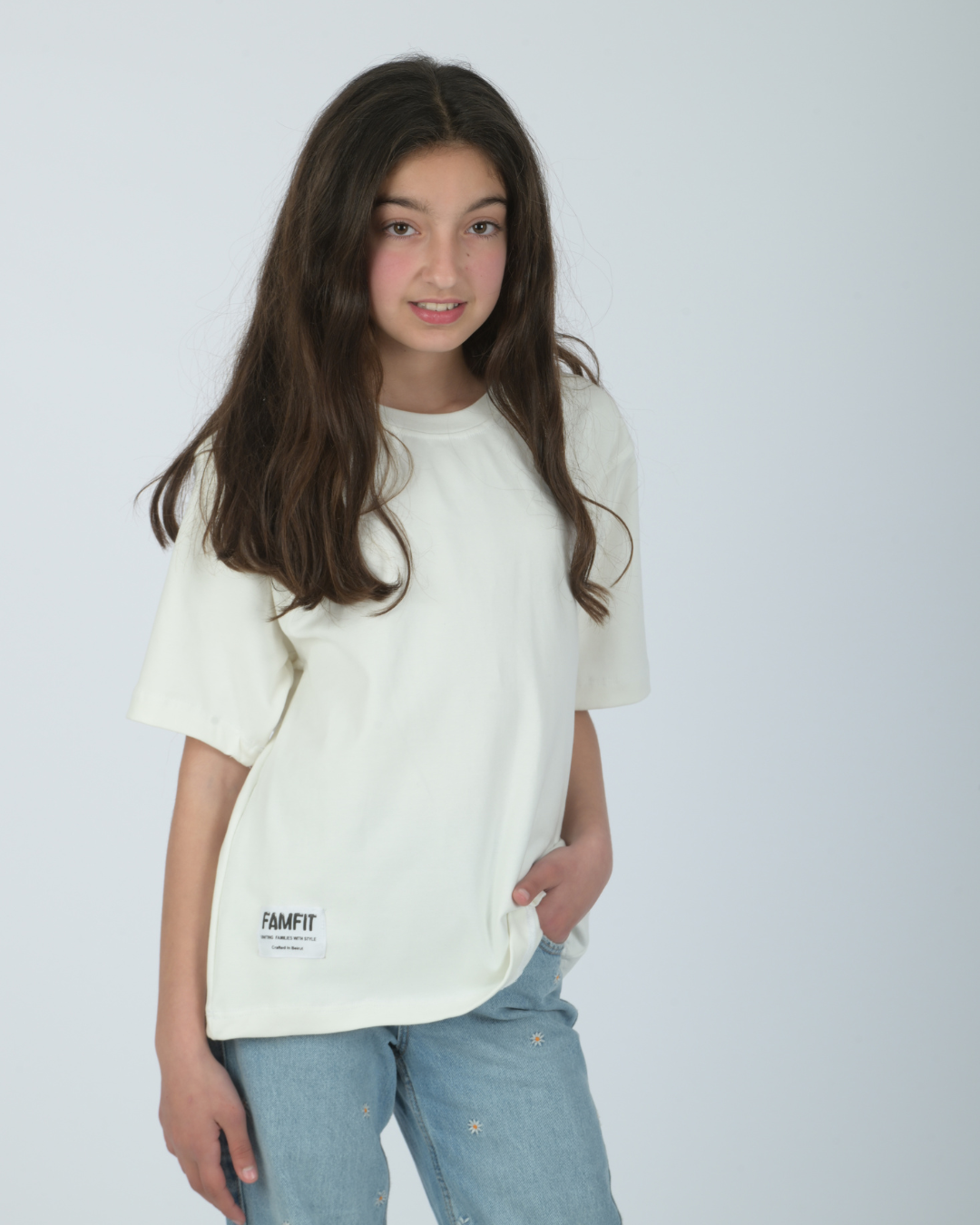 Off-White Crew Tee - Kids Unisex