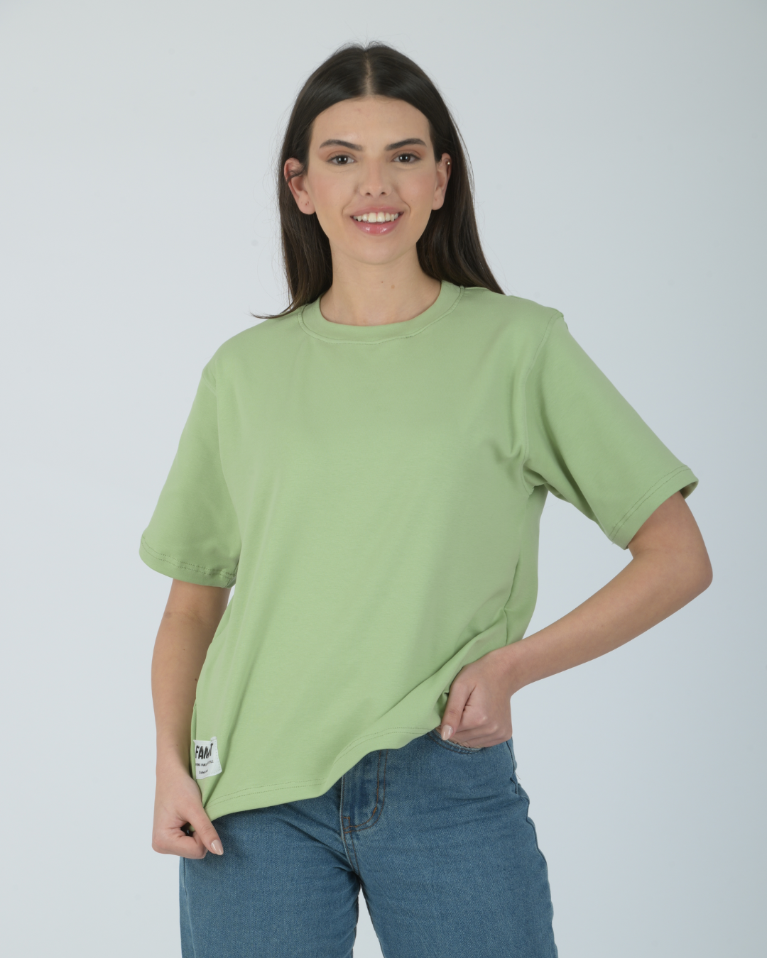 Mint Breeze Crew Tee - Women